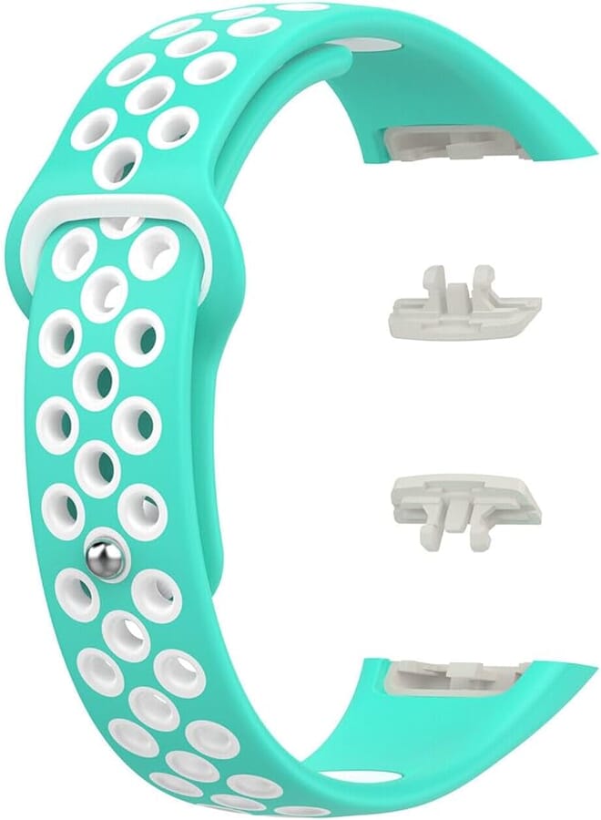 Silicon Strap Compatible with Huawei Band 6/6 pro, Honor Band 6/7, Replacement Silicone Sport Watch band Mesh Strap